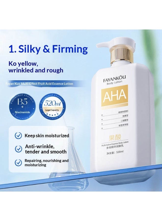 FAYANKOU B5 Fruit Acid Multi-Effect Essence Body Lotion 520ml | Moisturizes and Softens, Brightens and Reduces Wrinkles, Soothes and Repairs. - Image 2